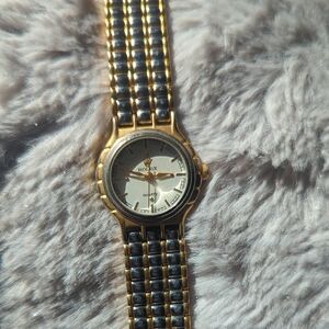 Rolex Gold-Tone Quartz Watch - Gold and Black
